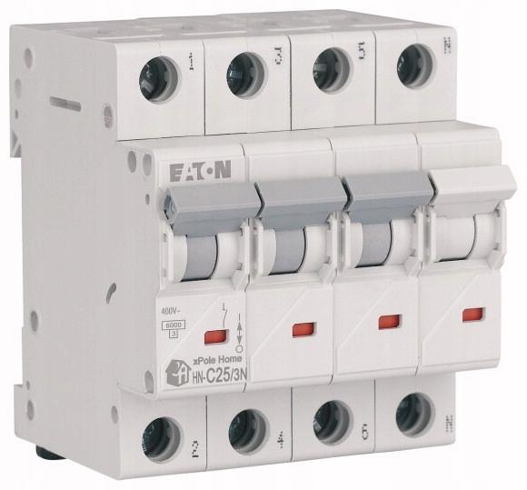 EATON Wyłącznik nadprądowy 6kA HN-C25/3N