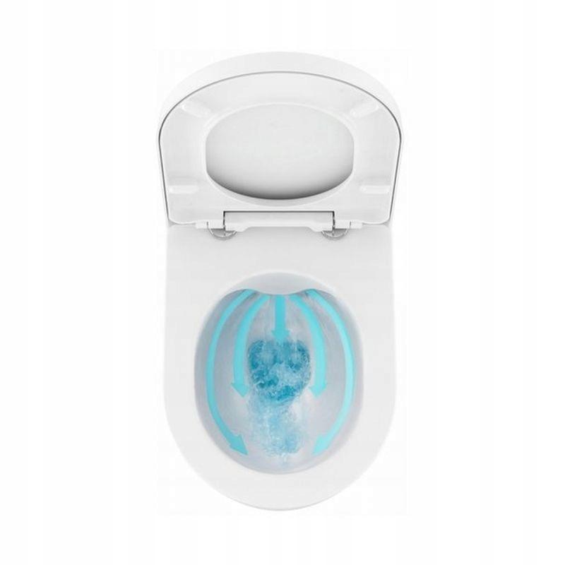 RAVAK Miska wisząca WC UNI chrome biała