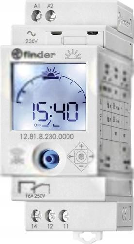 FINDER 12.81.8.230.0000 Zegar astronomiczny