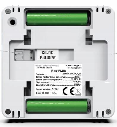 Regulator temperatury bezprzewodowy TECH R-8b PLUS WG110298