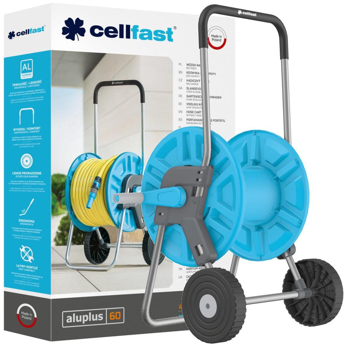 CELLFAST Wózek na wąż Aluplus 60mb 1/2
