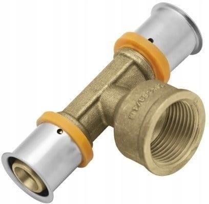 KAN-therm Trójnik mosiężny GW ultraPRESS - 20 Rp1/2
