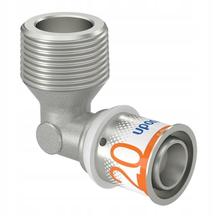 UPONOR Uponor S-Press PLUS kolano z gwintem zewn. 20-R3/4MT