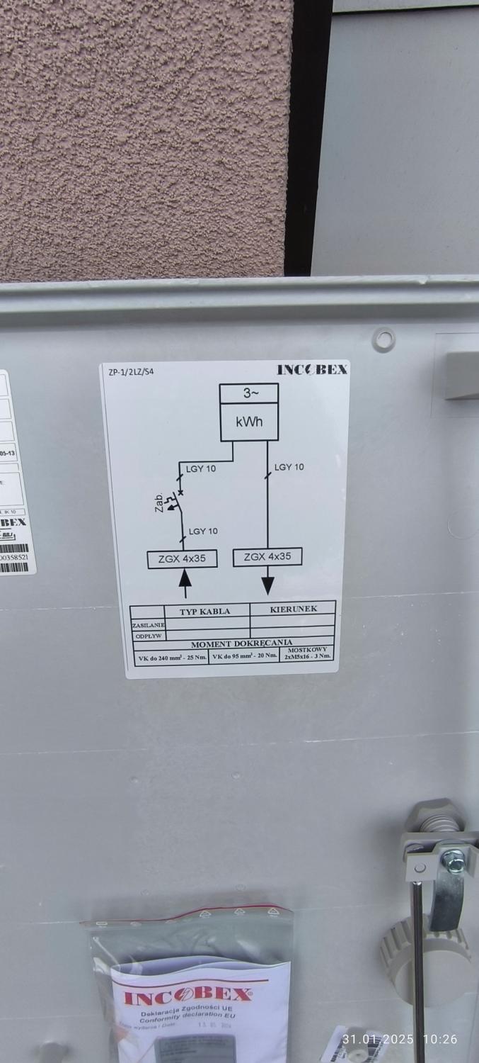 INCOBEX ZŁĄCZE POMIAROWE ZP-1 A