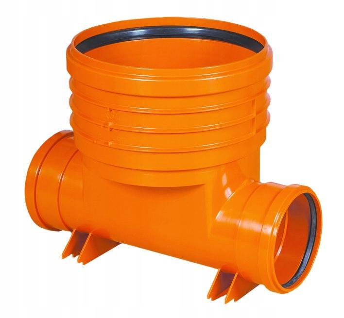 Kineta PP 400x160, typ1 przelotowa, do rury wznoszącej gładkiej DN/OD 400mm