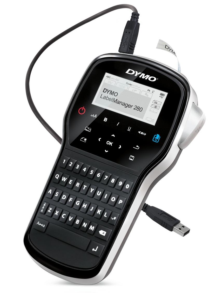 DYMO DYMO Drukarka etykiet 280 w zestawie walizkowym, klawiatura QWERTY