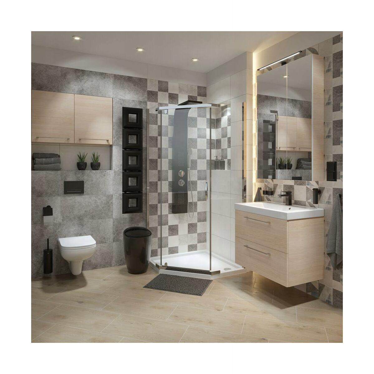 Zestaw 652 Miska zawieszana bezkołnierzowa Colour New CleanOn, deska duropl