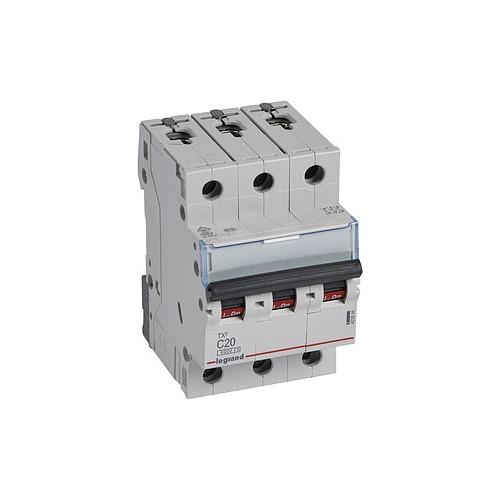 LEGRAND Wyłącznik nadprądowy S 303 3P C 20A 6000A TX3