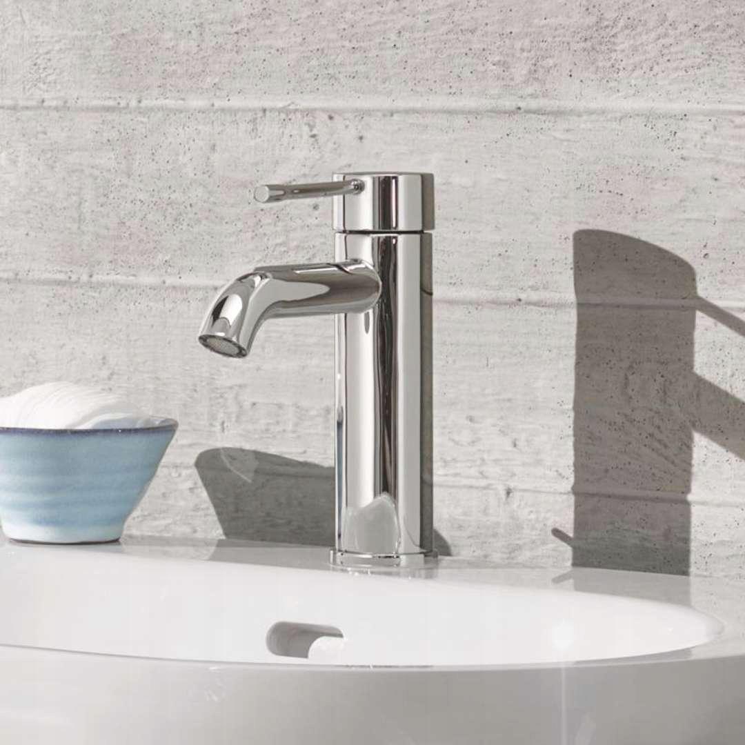 Bateria umywalkowa stojąca GROHE Essence 1-uchw 1-otw mosiężna cool sunrise