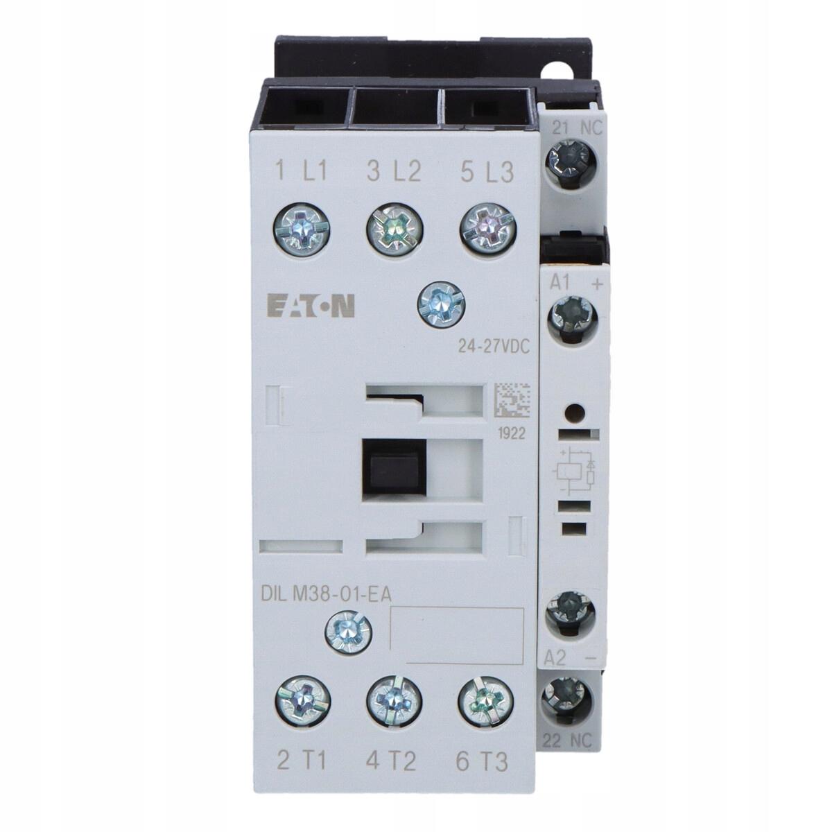 EATON Stycznik 18, 5kW/400V, sterowanie 24VDC DILM38-01-EA(RDC24)