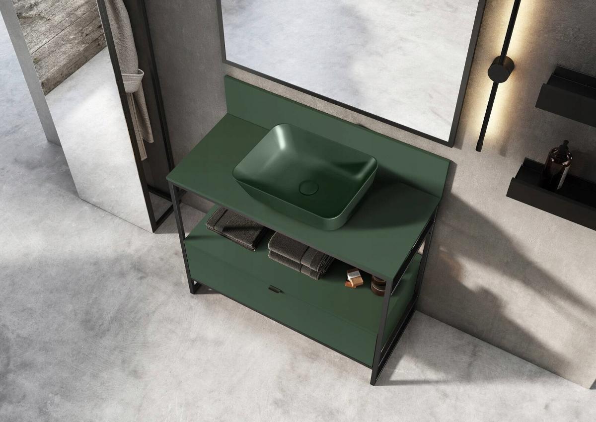 Stelaż do szafki 80 1S 800 x 455 x 810 mm black matt ROCA Indus