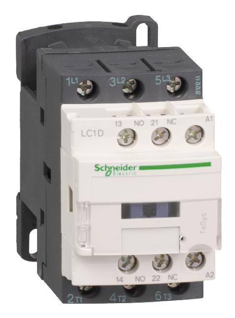 SCHNEIDER ELECTRIC Stycznik mocy TeSys D AC3 18A 4P 1NO 1NC cewka 24VDC