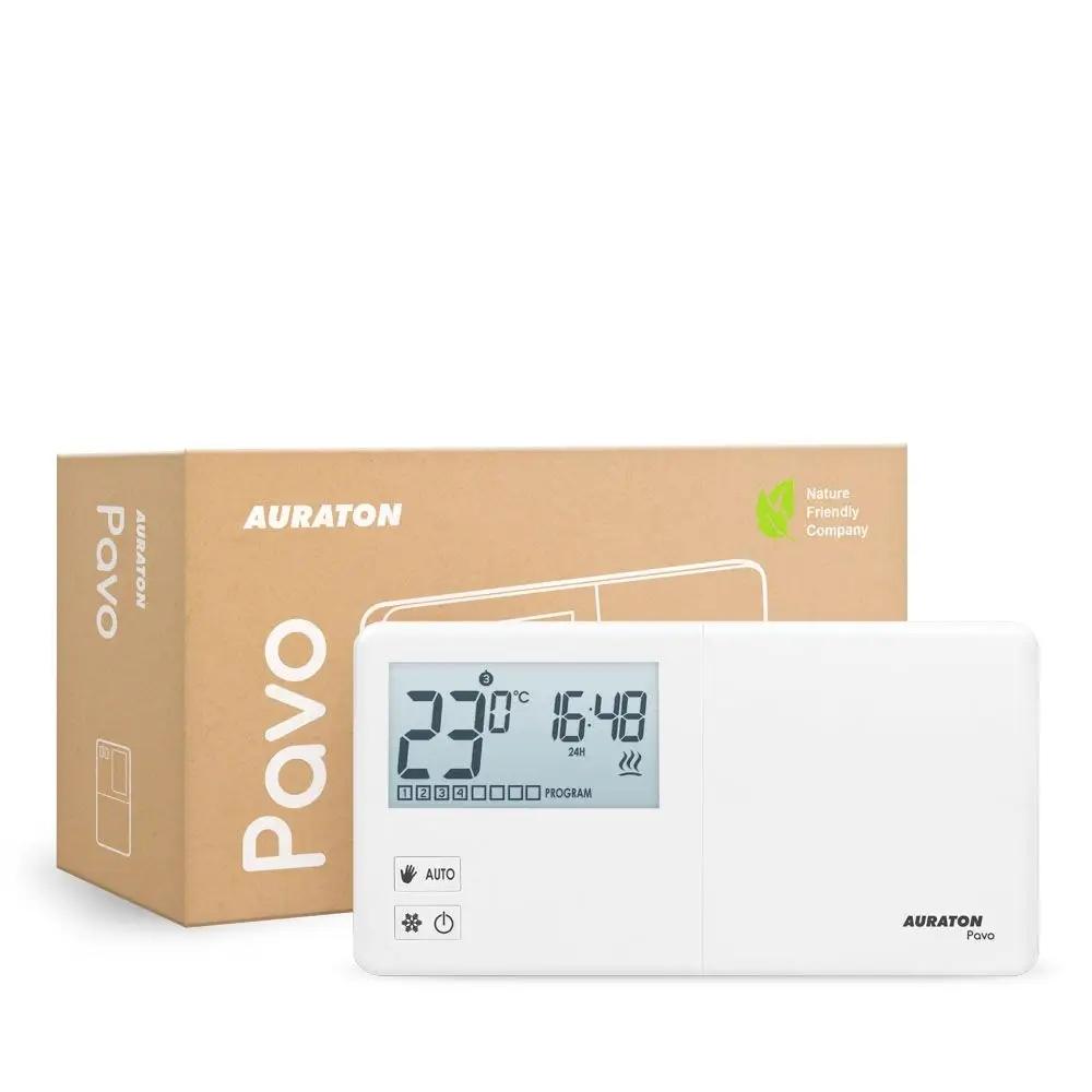 AURATON Pavo - Tygodniowy, przewodowy regulator temperatury, (następca mode