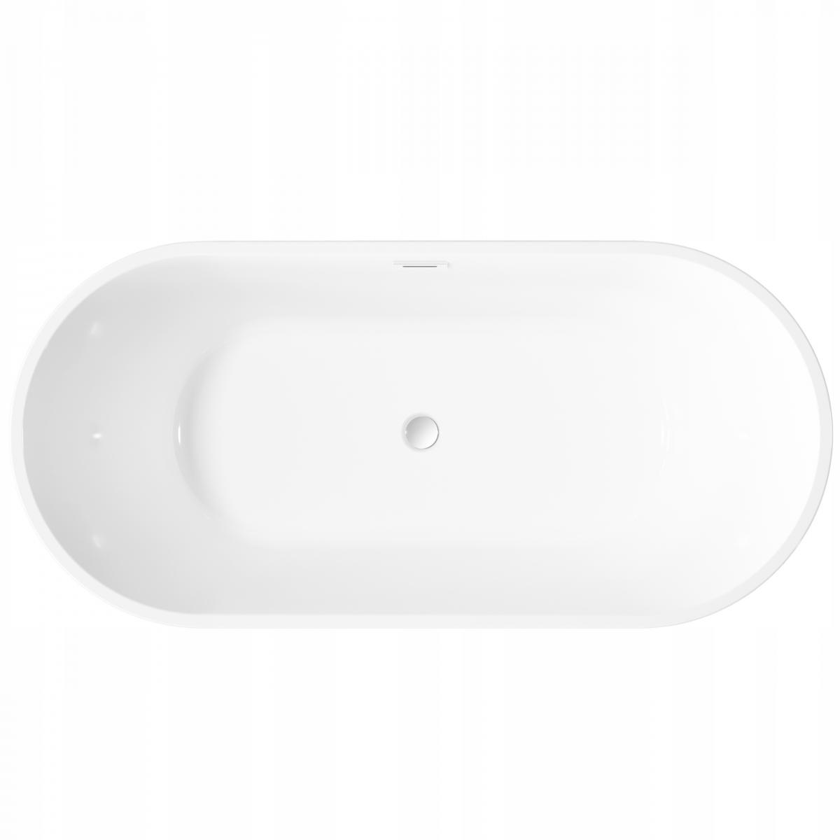 INVENA WANNA WOLNOST. RYFLOWANA 170 CM GLAMOUR INVENA TREND SYF.CHROM