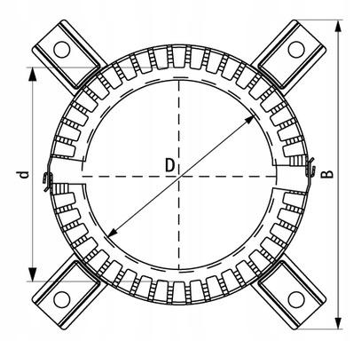 WALRAVEN Kołnierz ogniochronny Walraven Pacifyre FPC O110mm