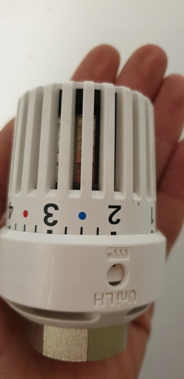 OVENTROP Termostat Uni LH, 7-28 C, 0* 1-5, z czujnikiem cieczowym, biały