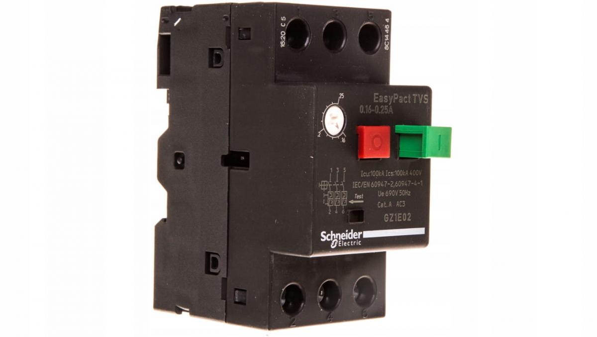 SCHNEIDER ELECTRIC Wyłącznik silnikowy magnetyczno-termiczny [0,16A -0,25A]