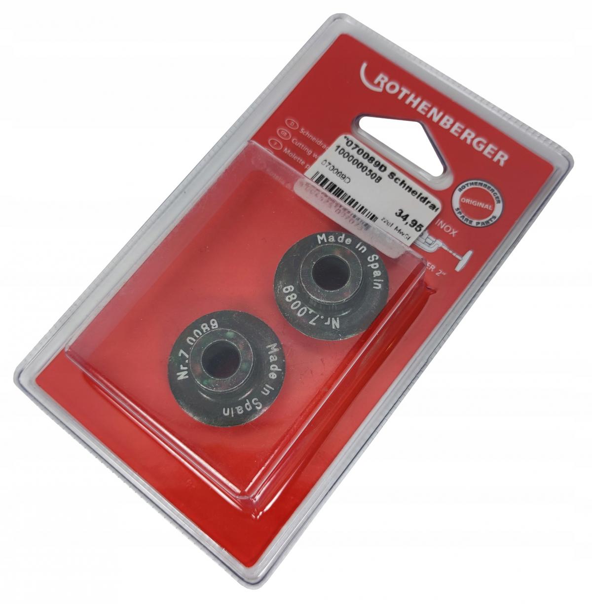 ROTHENBERGER Kółko do obcinaków zapasowe 3 sztuki ROTHENBERG