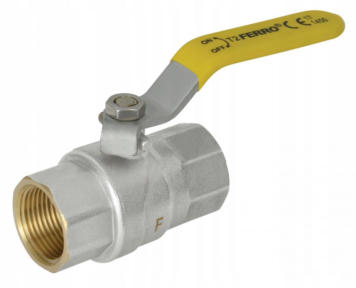 FERRO Zawór kulowy gazowy 1 1/4 GW-GW typ G61