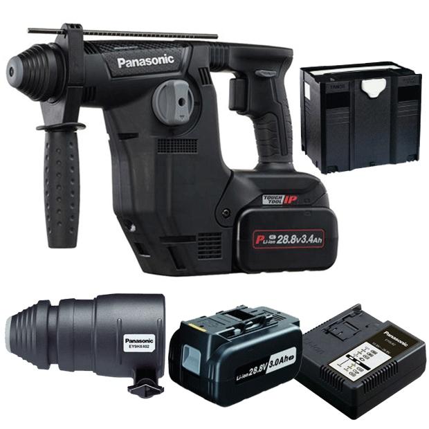 Zestaw PANASONIC Młot obrotowo-udarowy SDS 28.8V z Dust Collection System(D