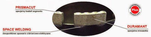 Diamentowa korona wiertnicza DX-High Speed Plus 102mm, mocowanie 1 1 UNC