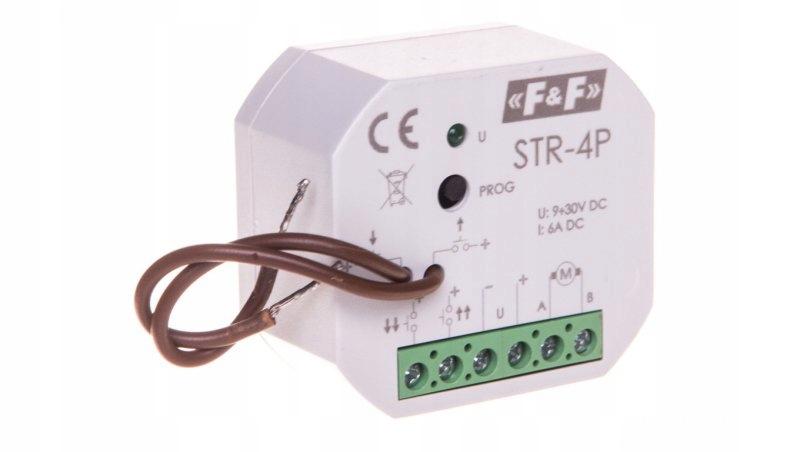 Radiowy sterownik rolet 230V, do montażu podtynkowego, do puszki 60 85÷265V