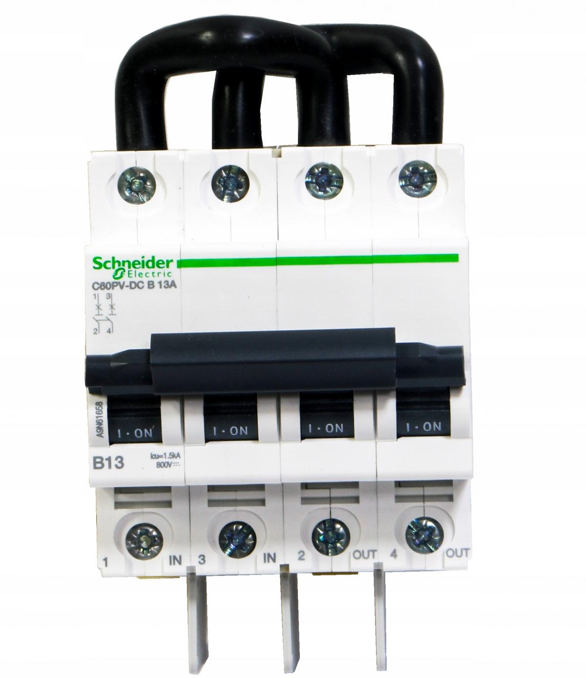 SCHNEIDER ELECTRIC Wyłącznik nadprądowy C60PV-DC-13 13A 2-biegunowy