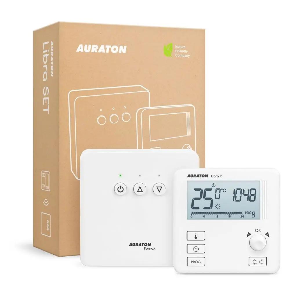 AURATON Libra SET - Tygodniowy, bezprzewodowy regulator temperatury ze ster