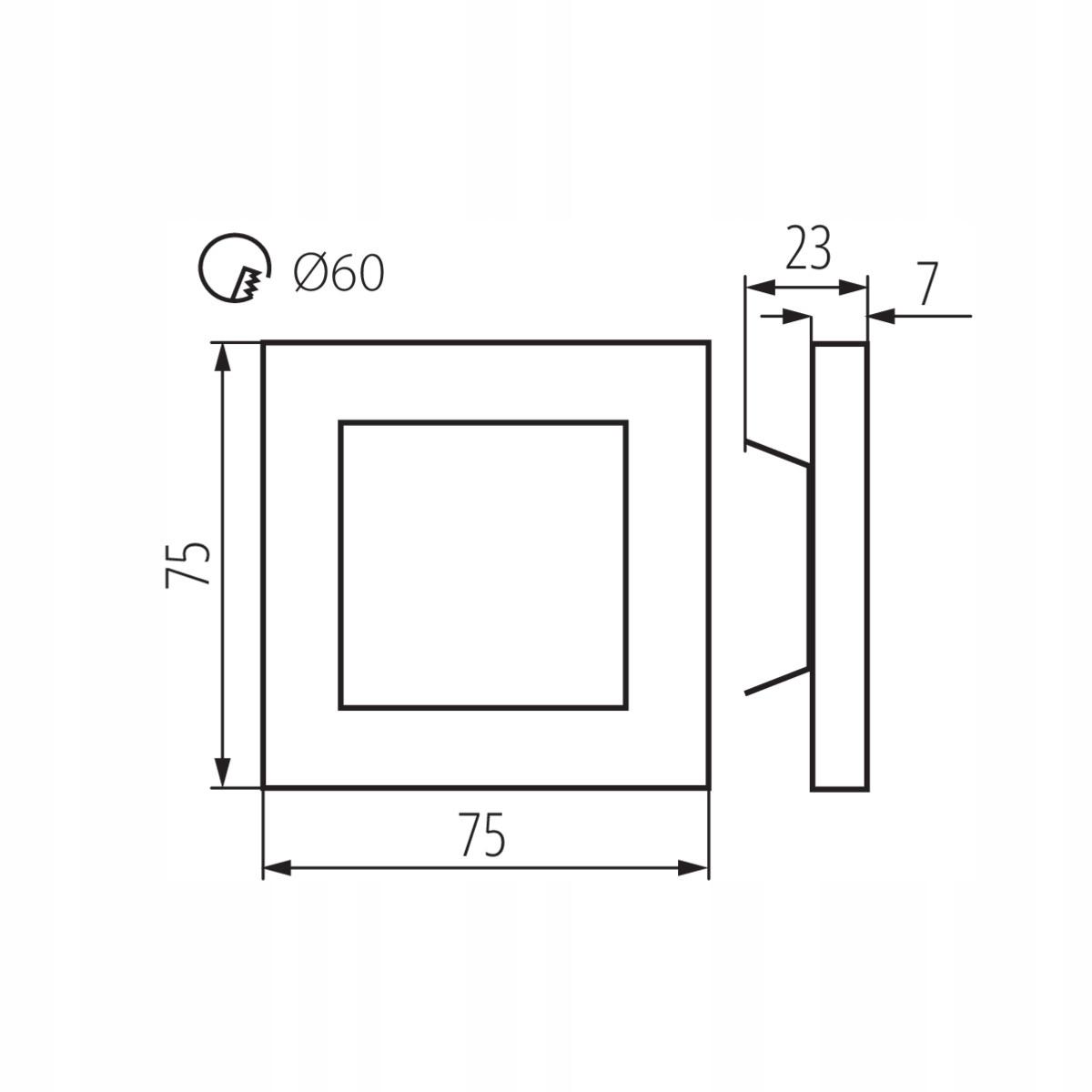KANLUX Oprawa APUS LED CW