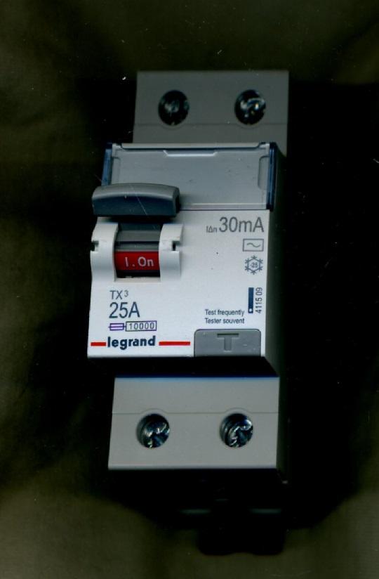 LEGRAND Wyłącznik różnicowoprądowy P302 2P 25A 30MA TYP AC TX3
