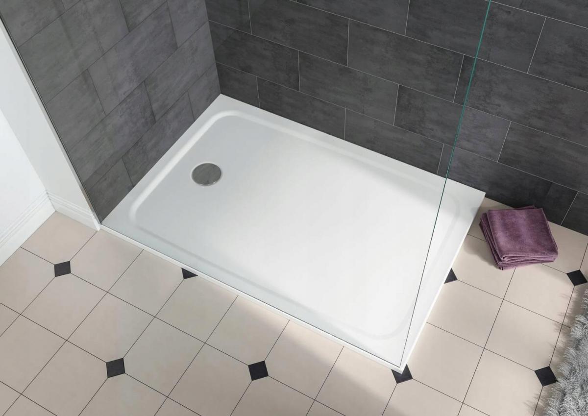 Brodzik stalowy emaliowany z ekstrapłaskim nośnikiem 90x120x1.8 cm KALDEWE