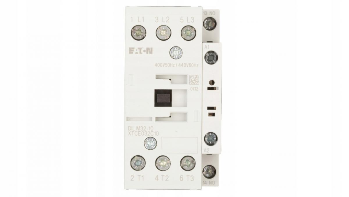 EATON Stycznik mocy I=32A [AC-3] 1Z 0R DILM32-10(400V50HZ,440V60HZ)