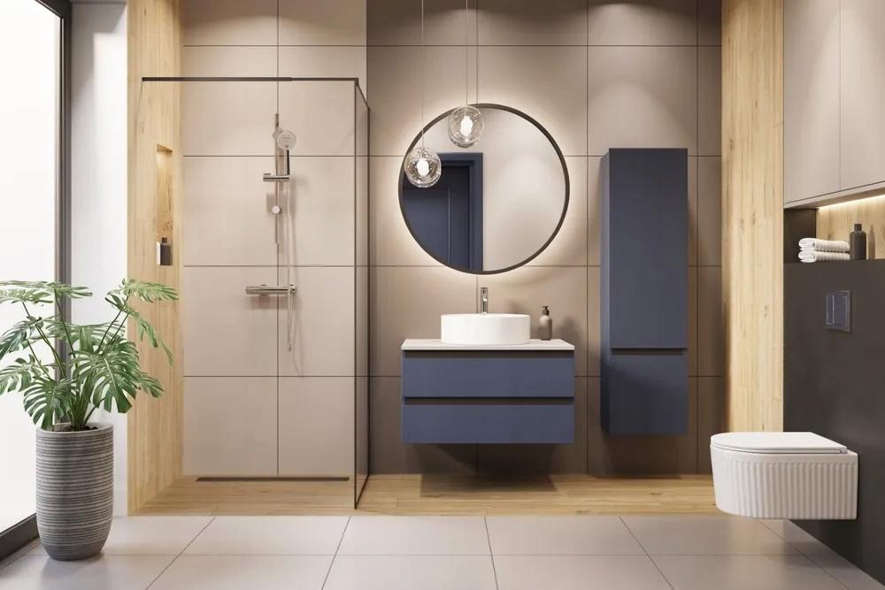 ZESTAW PODTYNKOWY WC GLAMOUR Z PRZYCISKIEM 604 BIAŁY-ZŁOTY