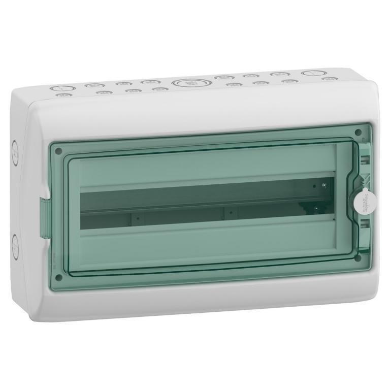 Obudowa natynkowa Mureva (dawna Kaedra) IP65 MRV-1-18-NT-T drzwi transparen