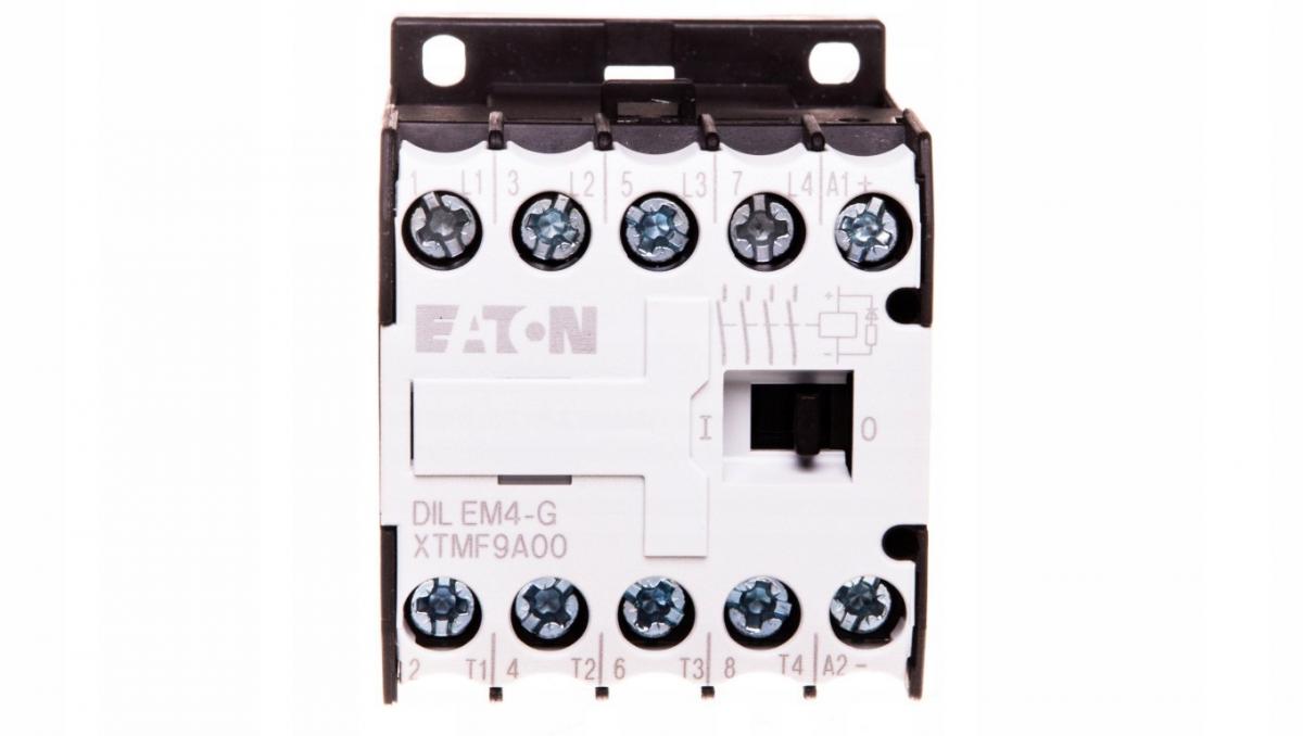 EATON Stycznik AC3/I=9AP=4kW/ 4 polowy DILEM4-G(24VDC)
