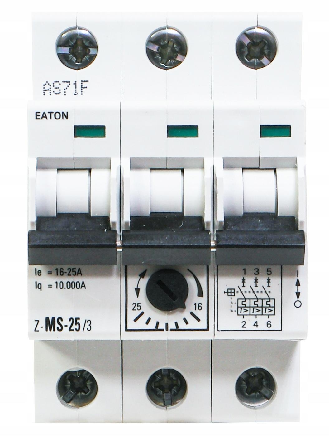 EATON Wyłącznik silnikowy 3-biegunowy Z-MS-25/3