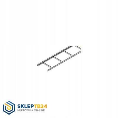 BAKS Drabinka DUP/DUOP100H60/3 N, grubość blachy 1,5 mm E90