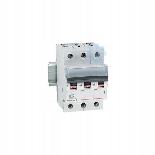 LEGRAND Wyłącznik nadprądowy S 303 3P B 16A 6000A TX3