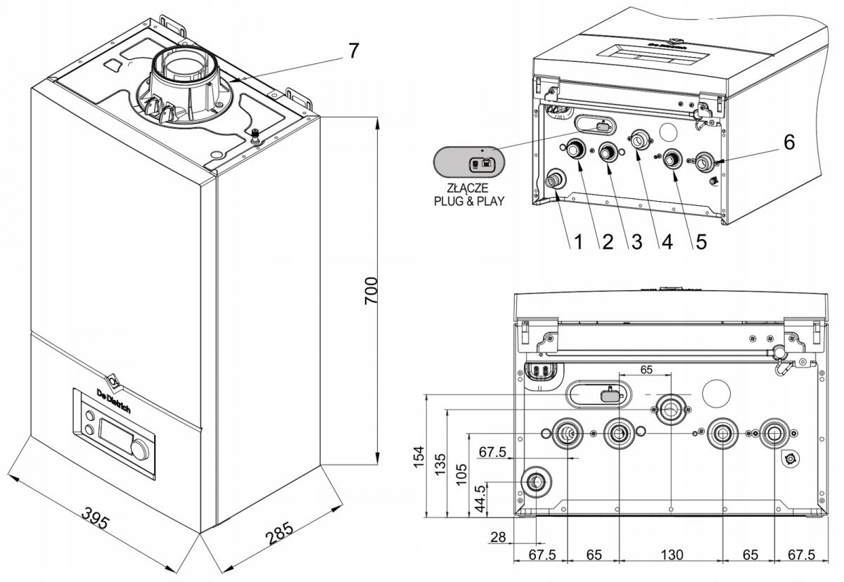 Kocioł gazowy kondensacyjny MCR4 19 jednofunkcyjny