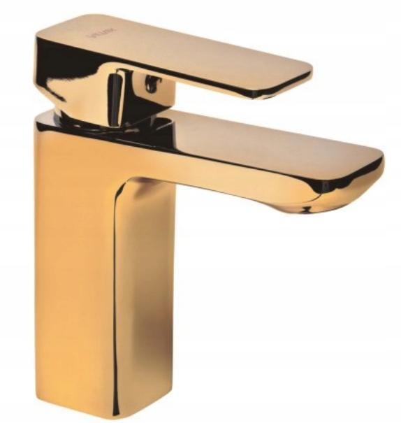 Bateria umywalkowa Valvex Loft Gold stojąca ze spustem click-clack