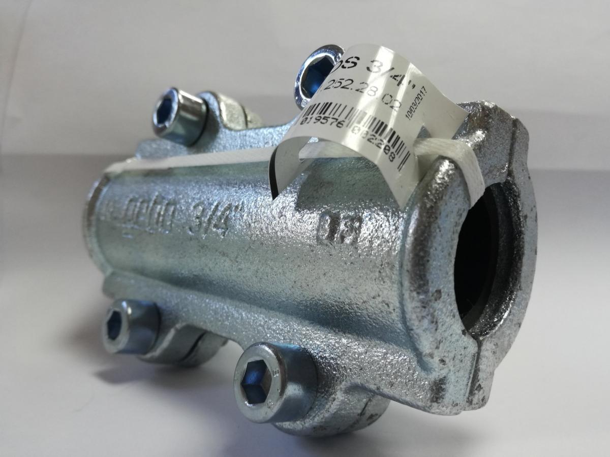 Obejma naprawcza długa Gebo DS 1/2 do rur stalowych