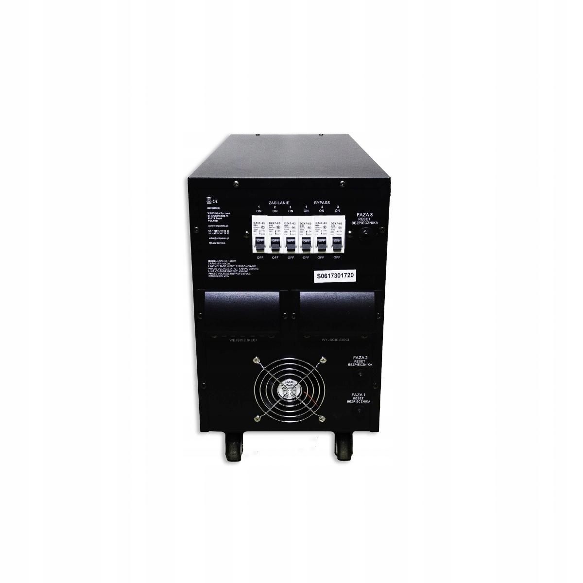 VOLT Stabilizator napięcia trójfazowy AVR PRO 25000VA 3% SERVO 3-F