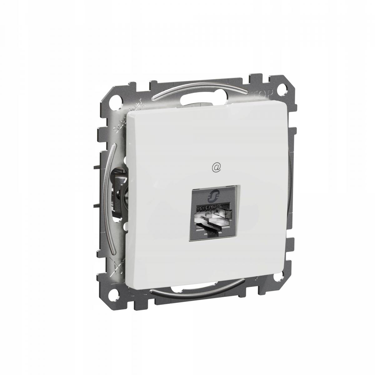 SCHNEIDER ELECTRIC Gniazdo komputerowe RJ45 kat.5e STP, biały SEDNA DESIGN