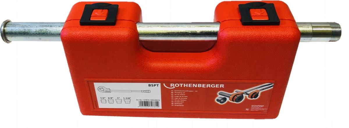 Gwintownica ręczna z grzechotką 1/2 - 3/4 - 1 - 11/4 ROTHENBERG SUPER CUT