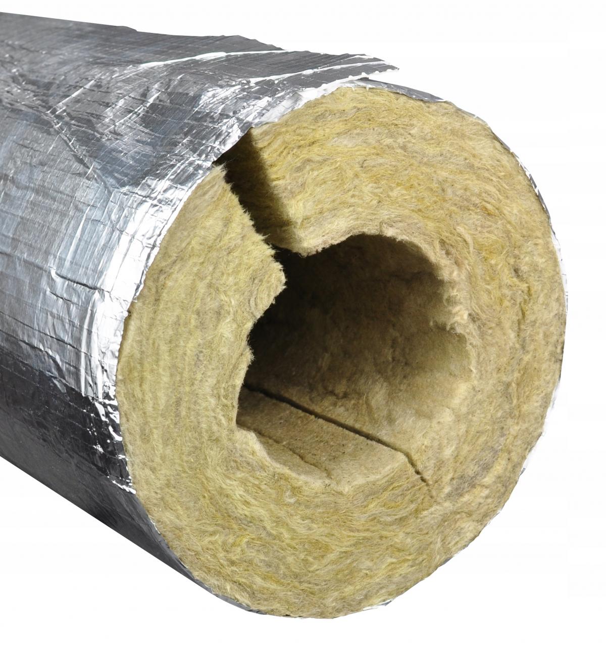 PAROC Otulina z wełny mineralnej Paroc Section Alucoat T gr.50mm śr. 76mm