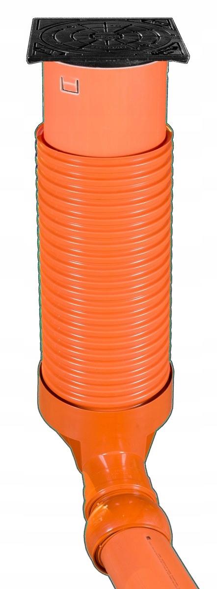 Kineta PP 315x160+P160, typ4 przelotowa z dopływem prawym, do rury wznosząc