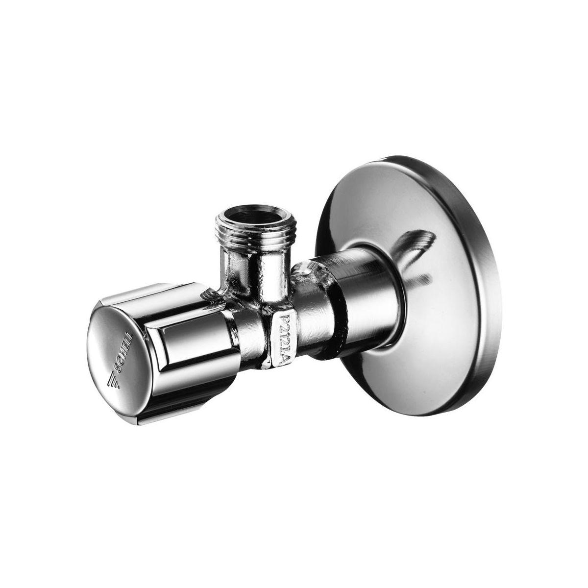 Zawór kątowy regulacyjny Comfort 1/2x3/8 bez nakrętki, chrom