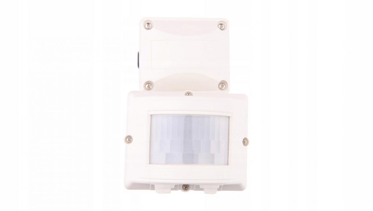 F&F Czujnik ruchu DR-05 W podczerwony, biały, natynkowy, 230V AC, 1000W