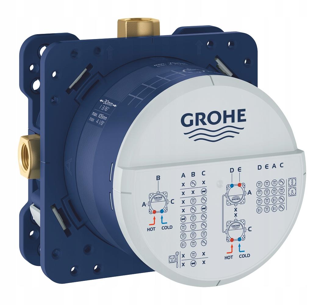 GROHE Element podtynkowy uniwersalny GROHE Rapido SmartBox niebieski