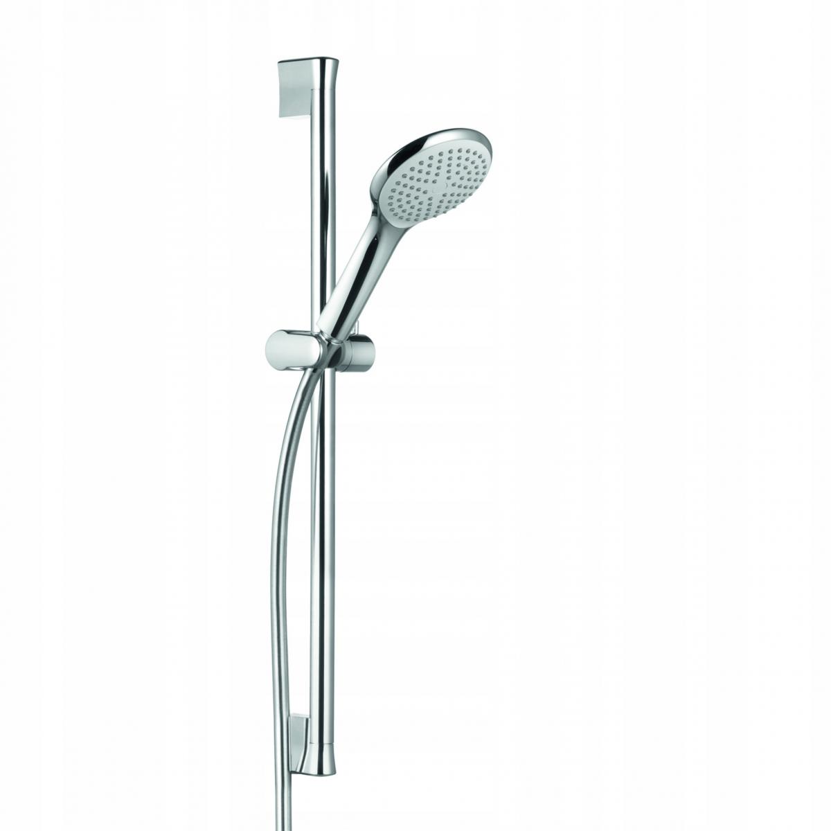 Zestaw prysznicowy KLUDI FRESHLINE 900mm chrom pręt ścienny + rączka + wąż